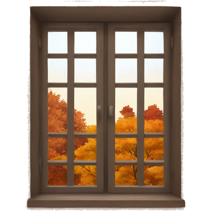 autumn window emoji