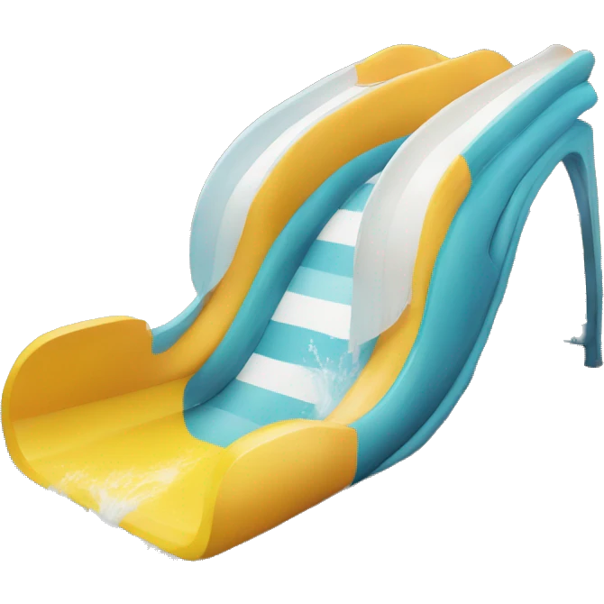Waterslide and Luxury pool emoji