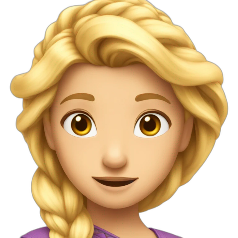 raiponce emoji