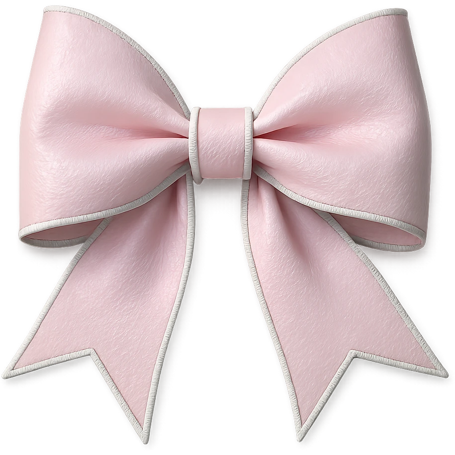 Make the gothic bow pastel colored in a photorealistic style. Keep the background transparent if possible. emoji
