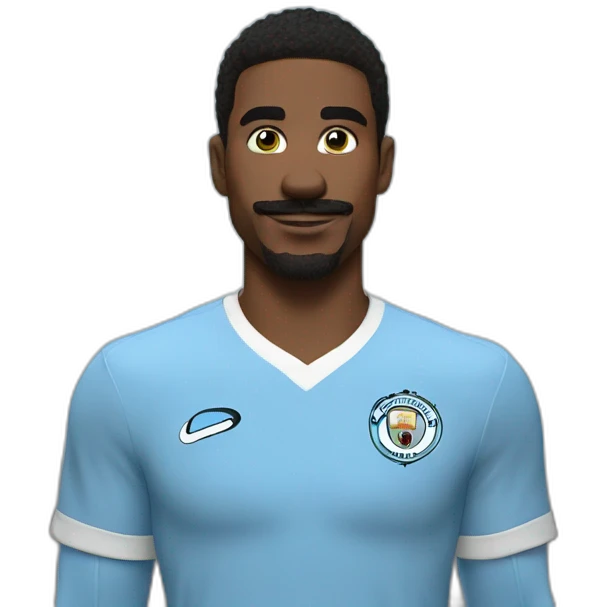 mario bros in manchester city jersey emoji