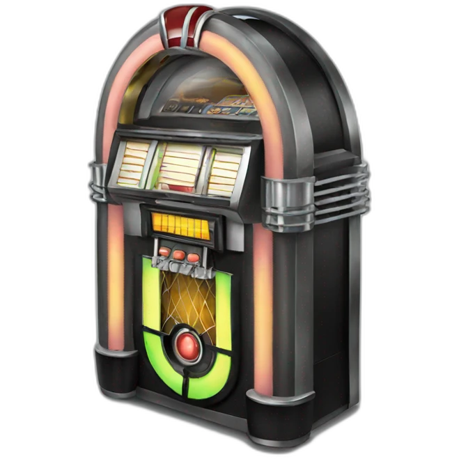 Jukebox halloween party emoji