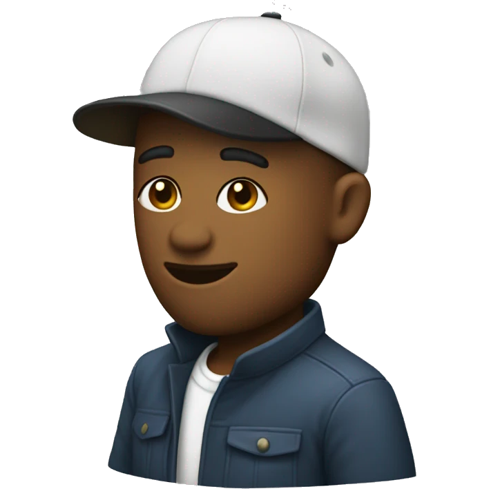 Backwards hat emoji