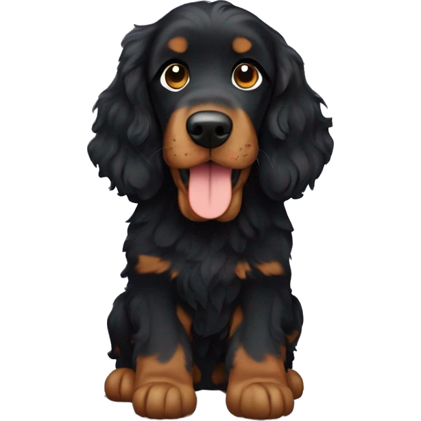 Gordon setter Bernedoodle  emoji