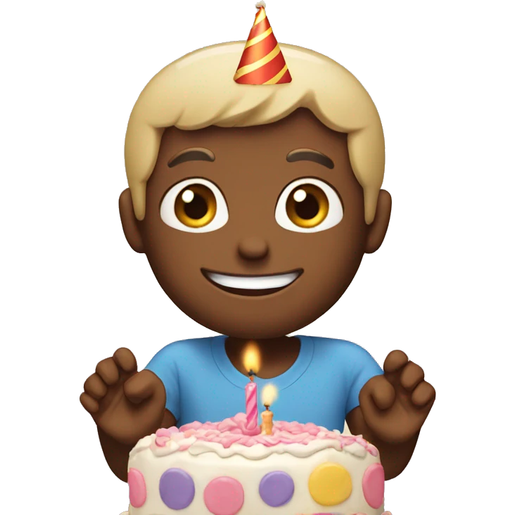 Birthday Cake Boys emoji