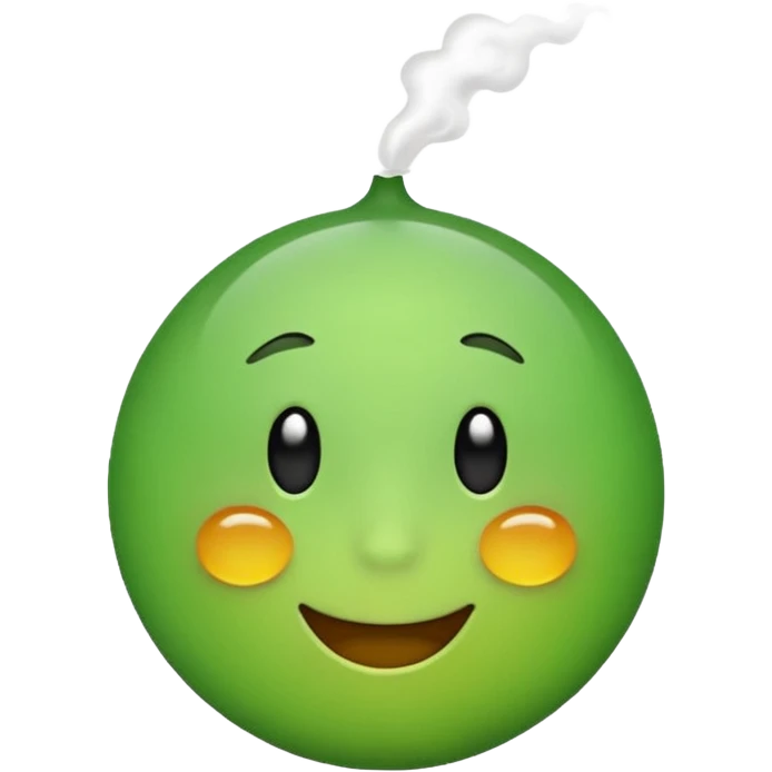 create a smell emoji in the style of iphone emoji