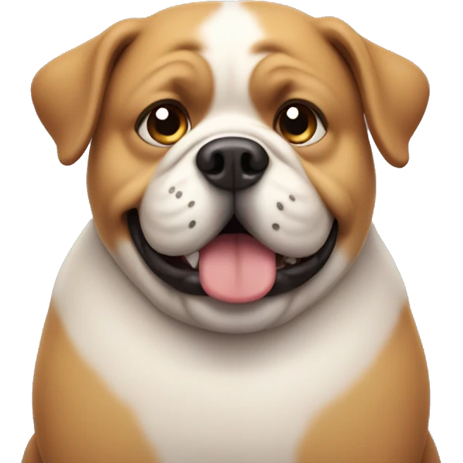 fat dog emoji