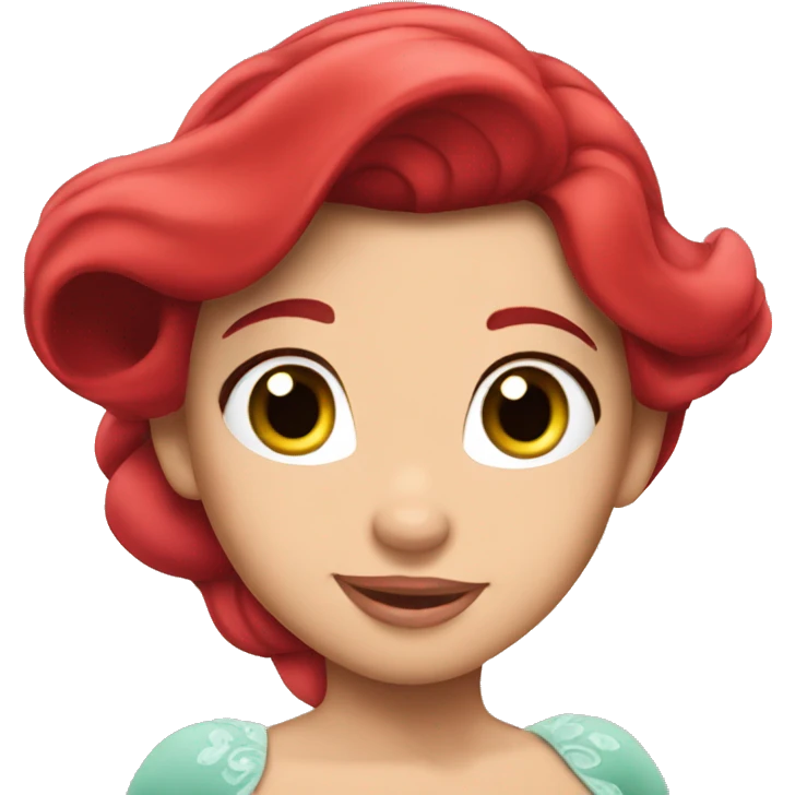 Princesse Ariel Disney emoji