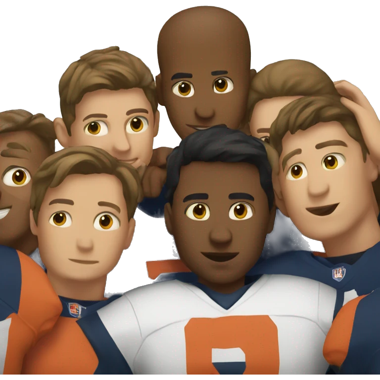 Team huddling emoji