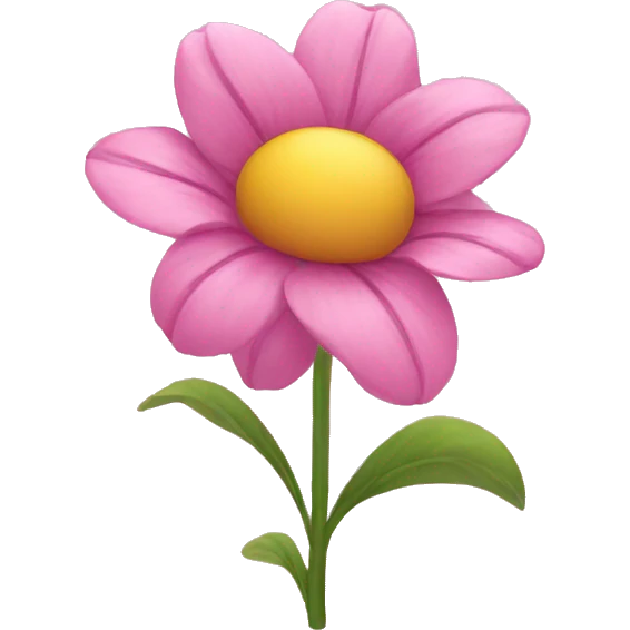 pink flower emoji