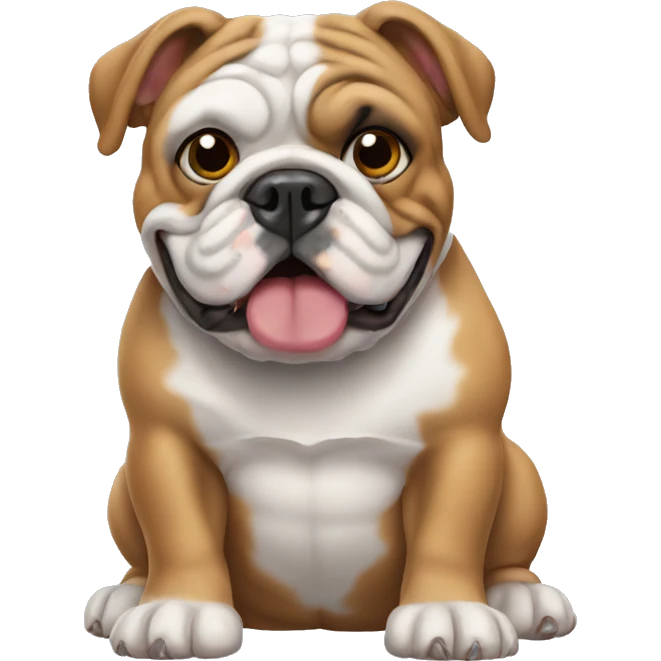 English bulldog  emoji