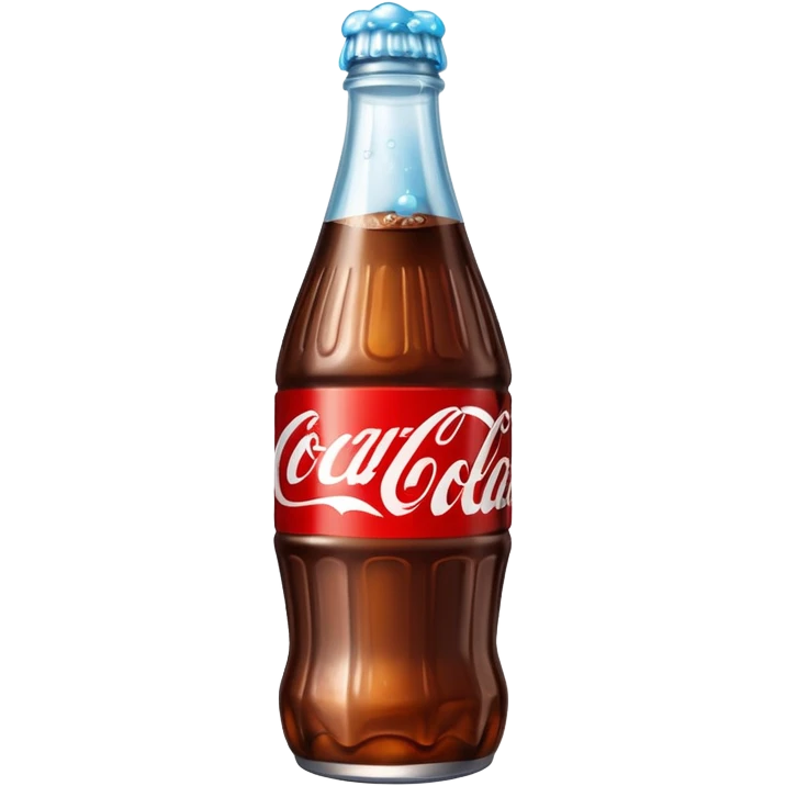make me a coca bottle with mentos emoji