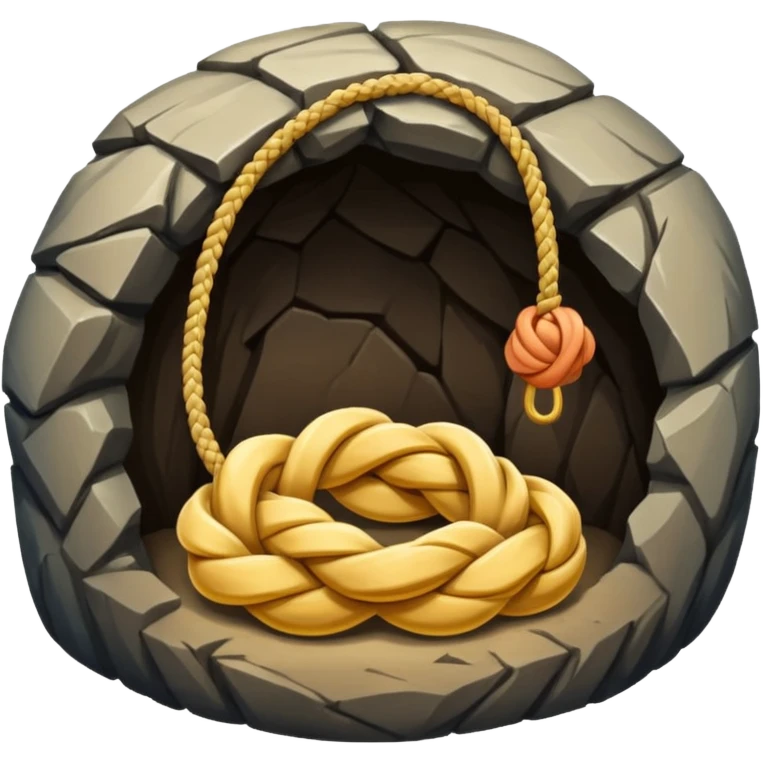 long Rope to explore cave emoji
