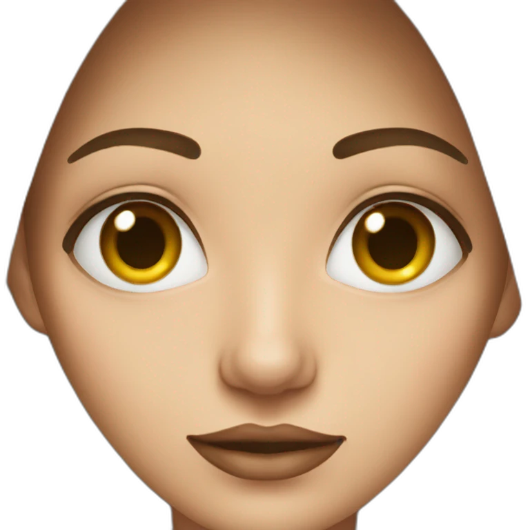 Woman with hooded eyes emoji