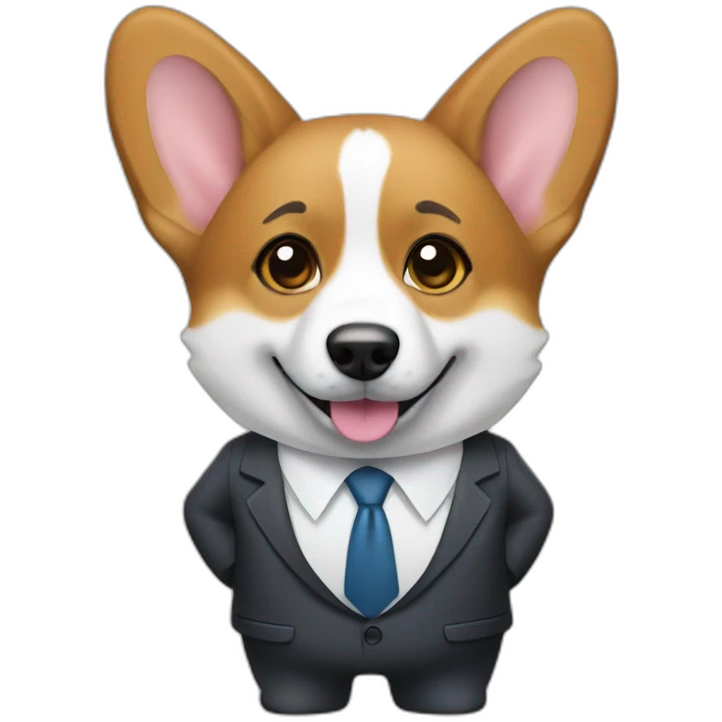 corgi-businessman emoji