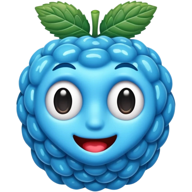 BLUE RASPBERRY emoji