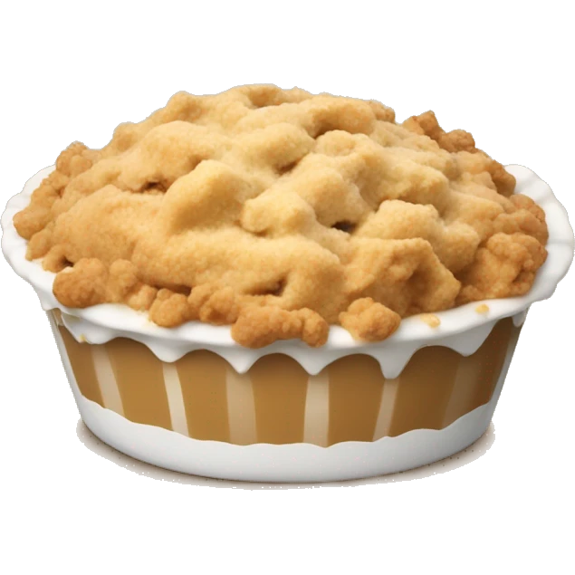 Apple crumble emoji