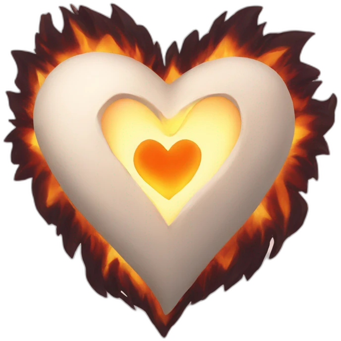 Fire heart emoji