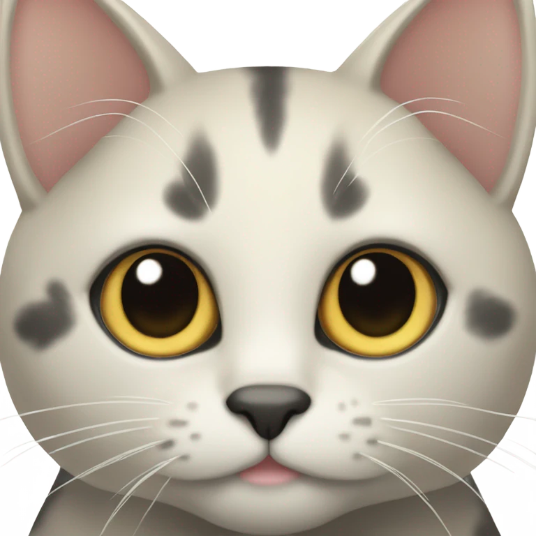 black toitose cat with blonde specks emoji