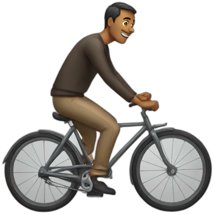 man on bycicrle emoji