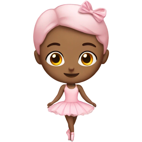 Ballerina pink emoji