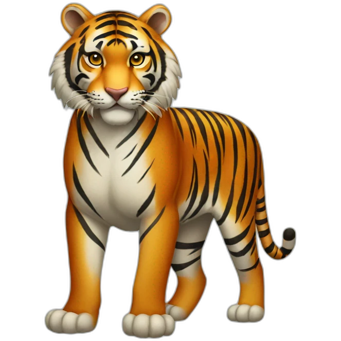 Tiger Full Body emoji