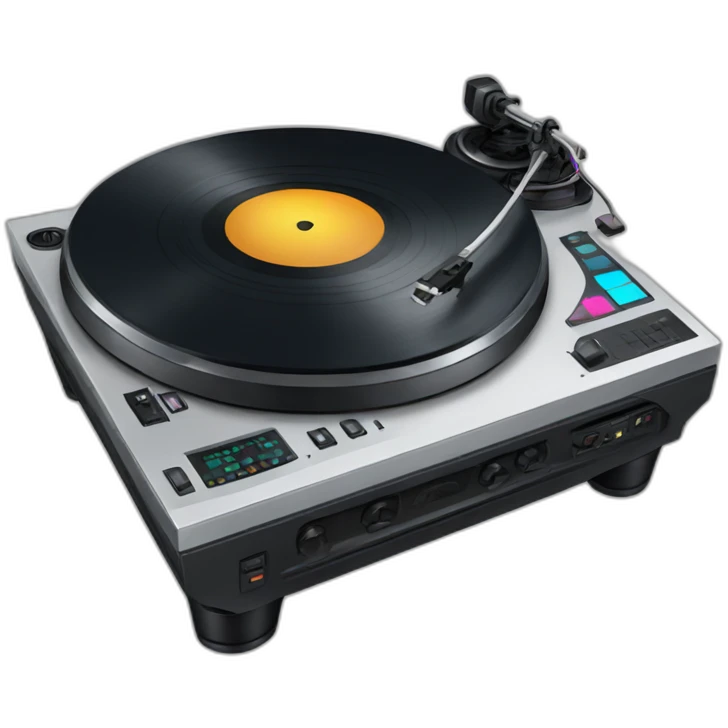 dj turntable emoji