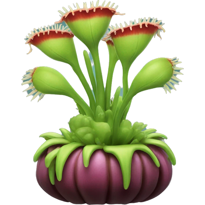venus flytrap sea anemone emoji