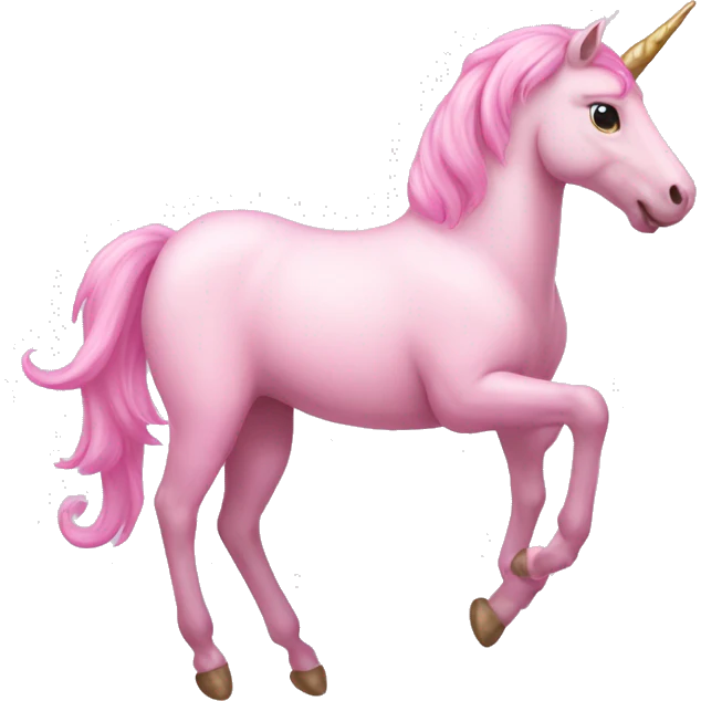 Light pink balloon unicorn  emoji