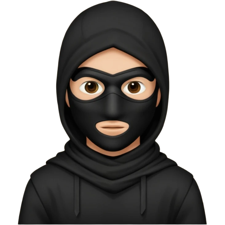 A theif robber emoji emoji