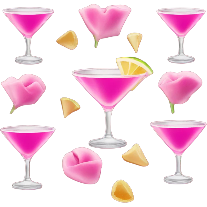Pink martini  emoji