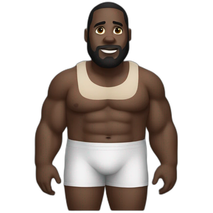 Big Black Man With a Huge cock emoji
