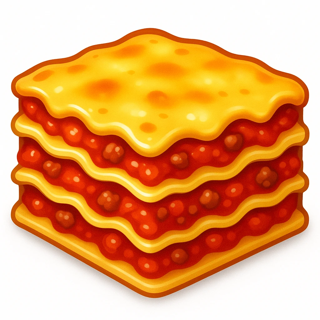 LASAGNE EMOJI STYLE IPHONE emoji