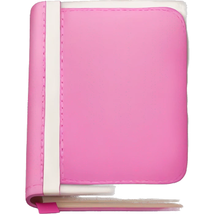 Pink journal emoji