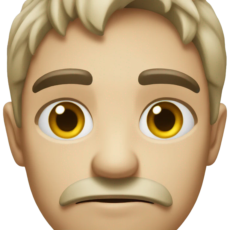 disgusted and sad emoji