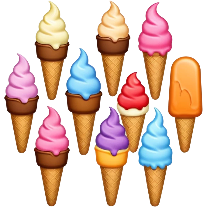 ice creams bar emoji