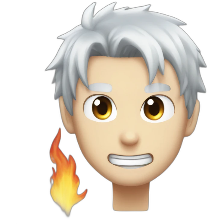 Water an fire punch man emoji