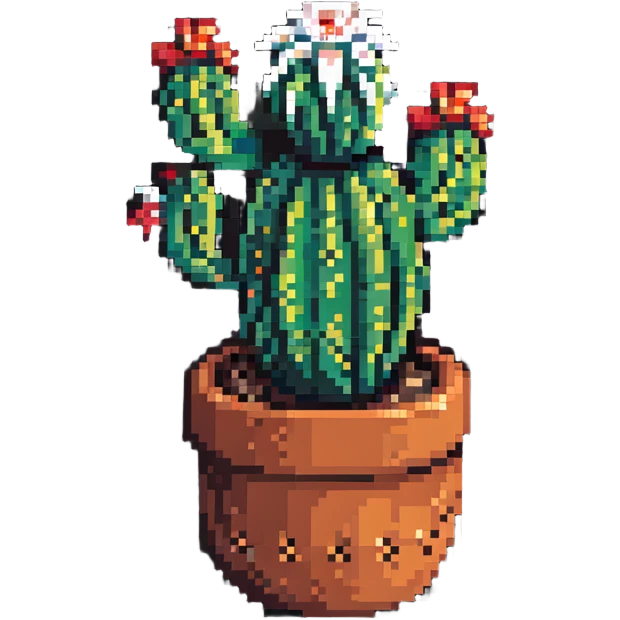 cactus in decorative pot emoji