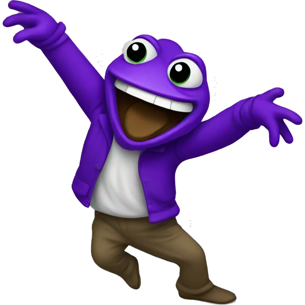 purple pepe dancing emoji