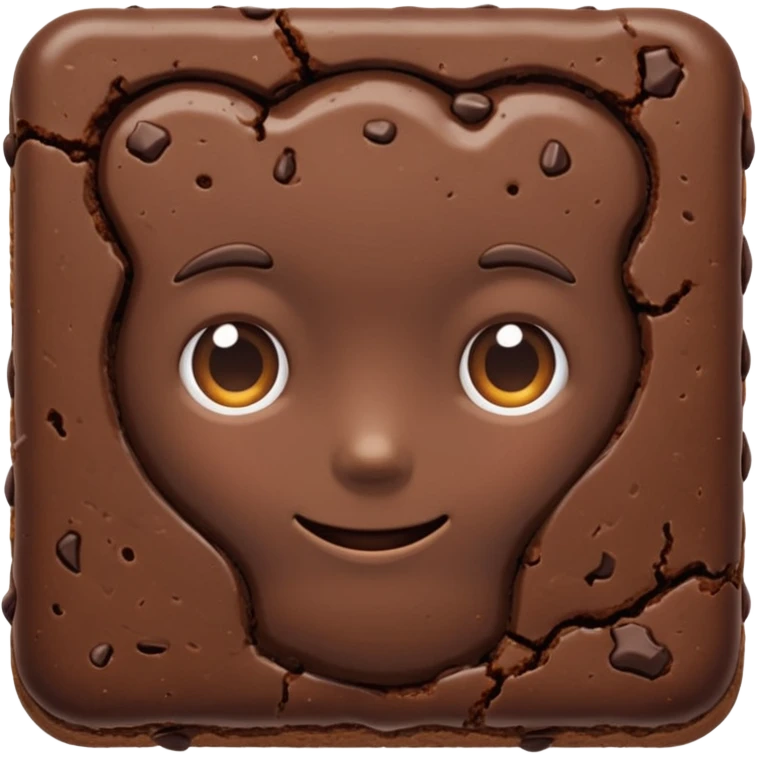 big Chocolate Brownie emoji