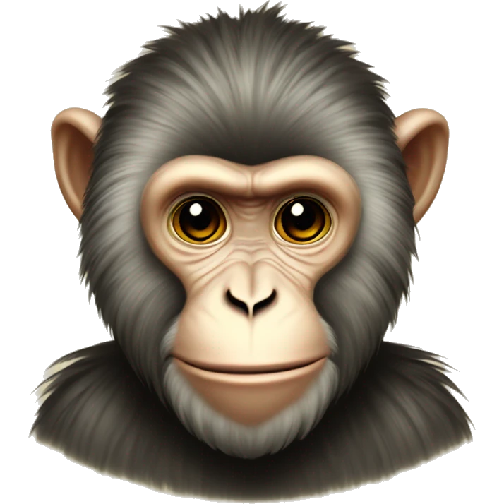 kozak-Monkey. crested head, long whiskers  emoji