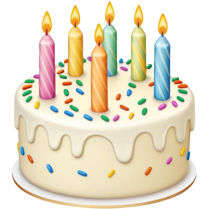 Birthday cake emoji