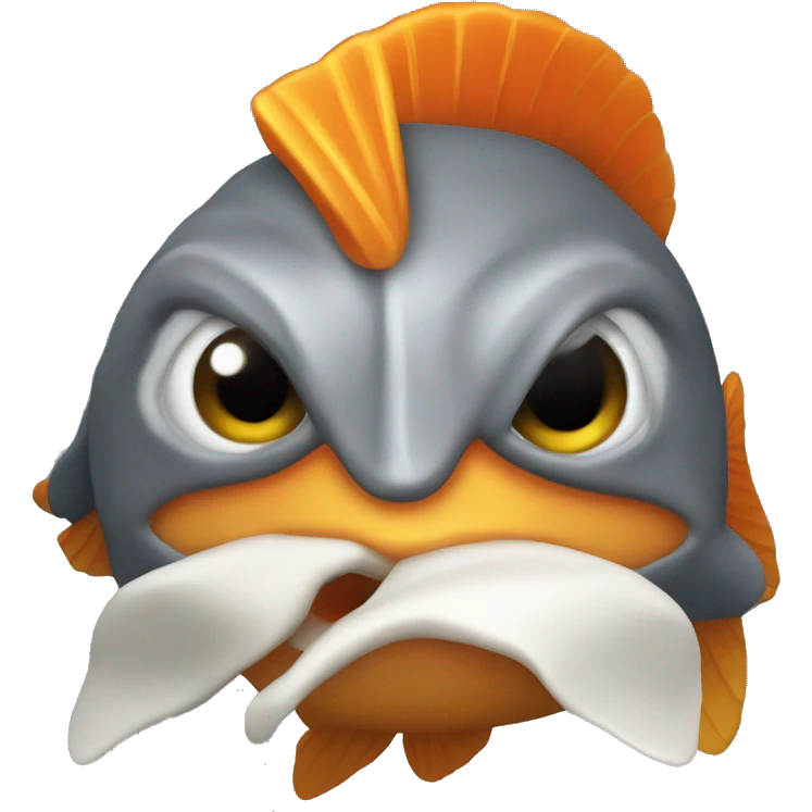 Viking goldfish emoji