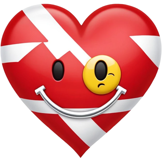One Piece Heart Pirates flag with smiley face symbol emoji