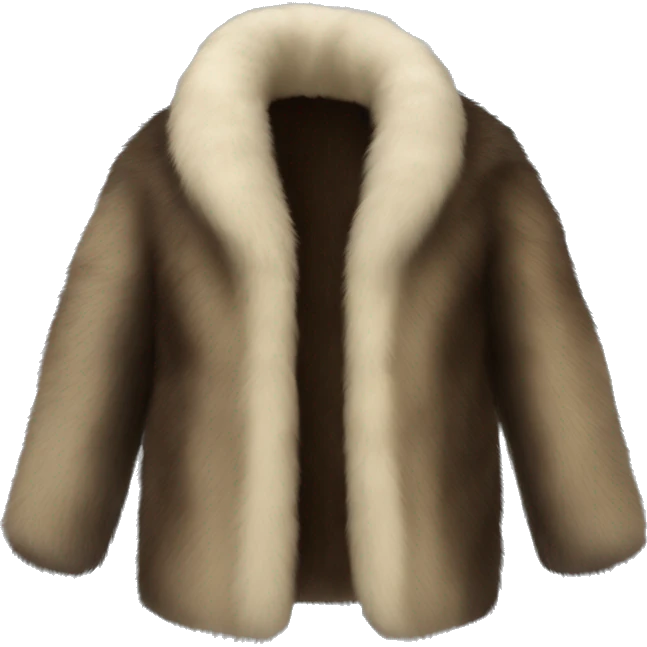 Fur coat made from sable fur  emoji