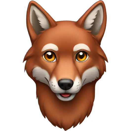 red wolf emoji
