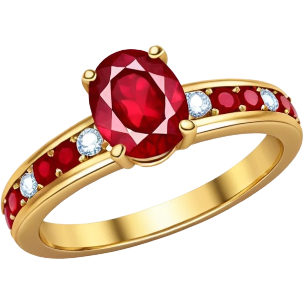 glitter rubi married ring emoji