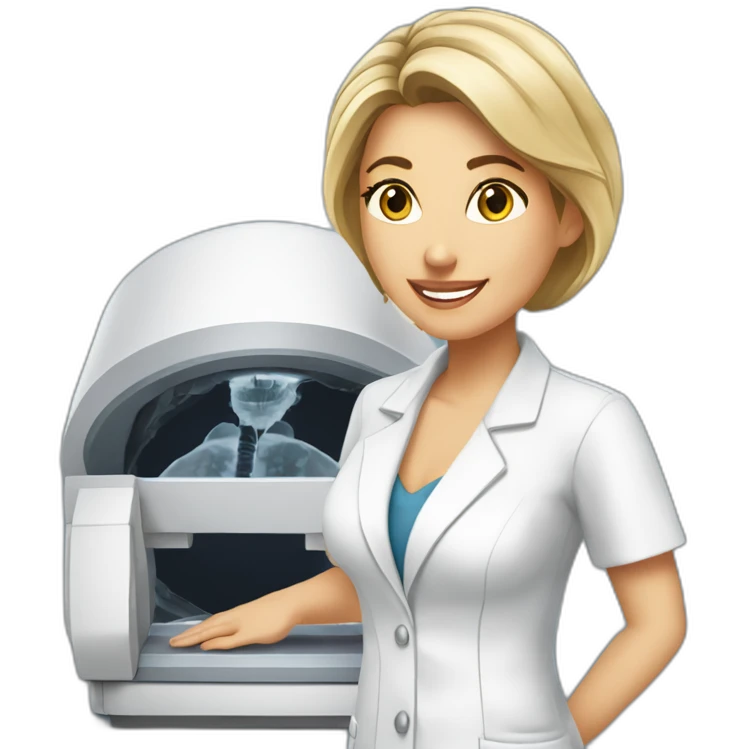 Posh-Radiologist-performing-breast-mri-to-leni-klum emoji