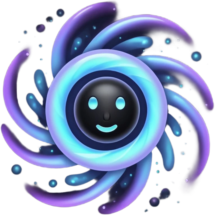 black magic particles emoji