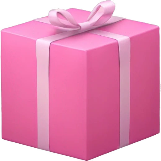 Pink box that says maybe  emoji
